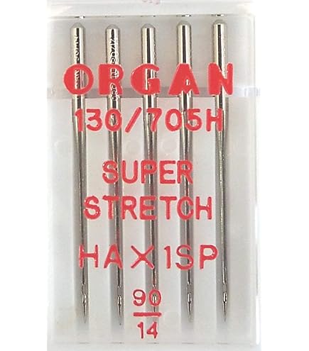 Organ Aiguilles De Surjeteuse HAx1SP Super Stretch (75/11) Pour Machines à Coudre