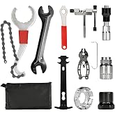 YDIAMEJ Bike Repair Tool Kit with Wrench 3 in 1 Cassette Puller Chain Breaker Crank Puller Bottom Bracket Puller Hub Cone Wre