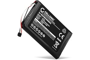 CELLONIC, battery sat nav compatible with Garmin Edge 810, Edge 800, Edge Touring (1000mAh, 3.7V) Replacement battery 361-00035-00, KE37BE49D0DX3
