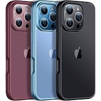 DOMAVER MagSafe Hülle Für IPhone 16 Pro – Durchsichtig Matt, Stoßfest, In Grün