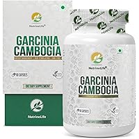 NutrineLife Pure Garcinia Cambogia for Weight Loss Supplement for Men and Women Best Result 65% HCA, Pure Natural- 90…