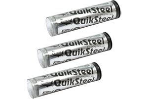 OKOIUM Cargo QuikSteel Reinforced Epoxy Resin Metal Weld Repair Kit - Pack of 3