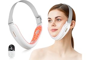 ANLAN Dispositivo Multifunzionale Anti-Rughe Massaggio Viso, 4 Modalità di Lifting: Rassoda la pelle, riduce le rughe sottili e migliora il doppio mento