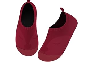 Kyopp Hausschuhe Kinder Junge Mädchen Barfussschuhe Rutschfeste Pantoffeln Atmungsaktives Weicher Kindergarten Slippers Kleinkinder Schuhe