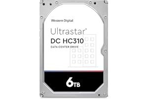 Western Digital WD Ultrastar 6TB DC HC310 SATA HDD, 3,5 Zoll interne Festplatte für Server 256 MB Cache, Enterprise Klasse