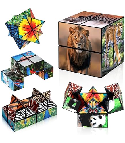Cube Magique 2 En 1 étoile Et Galaxie - Puzzle 3D Anti-stress, Cadeau Enfants Et Adultes