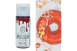 MS GOOD MakeSomeSweets ROSSO - Coloranti Alimentari Gel Vegano Per Dolci - Colorante Alimentare Rossa Liquido per Decorare le Torte, Biscotti, Fondente e Macaron - Senza Olio Di Palma - 28g