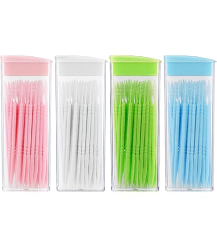 Lot de 200 cure-dents en plastique, cure-dents, bâtons de nettoyage de la bouche, outils de soins dentaires, adaptés à la maison et à l'hôtel, etc