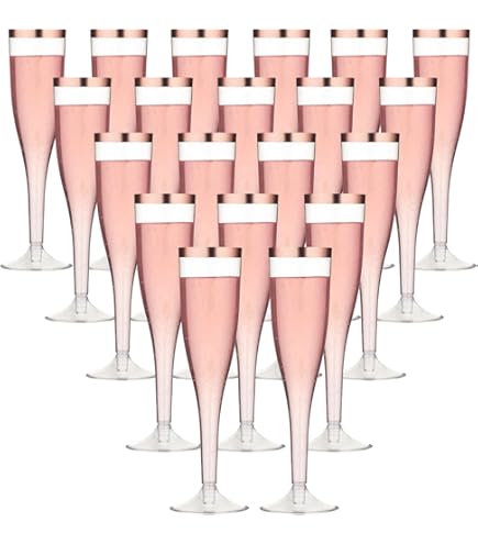 DID Prosecco/Champagneglazen - 6x stuks - kunststof - 165 ml | Fun en Feest