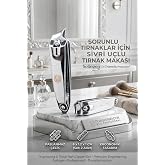 2 li Tırnak İ&ccedil;in Eğimli Sivri U&ccedil;lu Sorunlu Tırnak Makası Temizleme Makası Solingen 718969