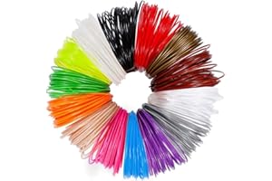DAILINK Filamento de 3D Pluma PLA 3D pluma filamento 20 colores 1,75 mm 5 metros (16.4ft) cada color Apto para Mayoría de 3D Plumas e 3D Impresoras Materiales de Impresión 3D para la 3D Pluma