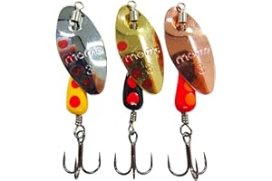 momolures Leurres de pêche à la truite en ligne 3,5 g 4,7 g