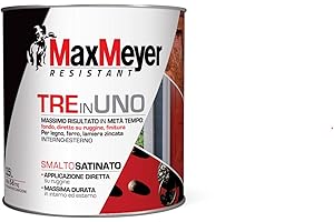 MaxMeyer Smalto satinato all'acqua 3 in 1 BIANCO PANNA 0,5 L