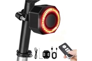 Coikes Fosmon Alarmanlage Diebstahlsicherung Fahrrad wiederaufladbar USB Alarm Scooter Motorrad kabellos mit Fernbedienung Auto Alarm Einstellbare Empfindlichkeit 110 dB für Fahrzeuge, Scooter, E-Bike