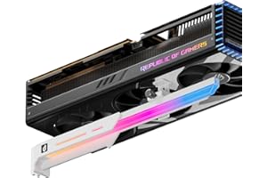 ‎UPHERE upHere GPU Halterung,ARGB Grafikkarten Halter/GPU Support mit 5V-ARGB-Beleuchtung,Verstellbare Grafikkartenhalterung gegen GPU-Sag für Einzelsteckkarten-CMGL7TC