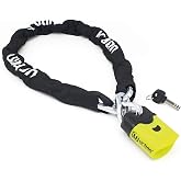 URBAN U4K120 Motorcycle Chain Lock Anti-Theft Hardened Steel &oslash;10, High Security Lock, Electric Bike Lock, Chain Security Gara