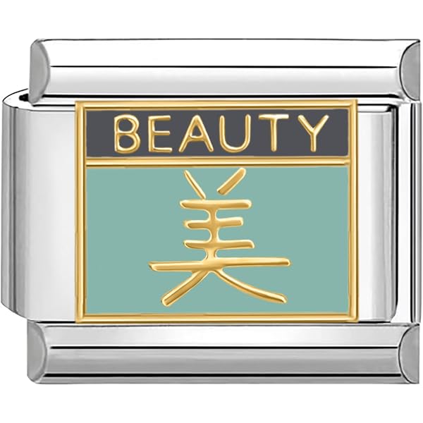 Charme Italien Feuille Verte 9 Mm - Pour Bracelets à Mailles - Quiges Fashion Jewels