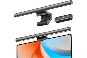 YEELIGHT Monitor Light Bar med trådlös fjärrkontroll, Monitorlampa för dator, 250LM Bländskydd Ögonskydd LED Monitorlampa, USB Skärmlampa för kontor & gaming, Steglöst dimbar Screenbar