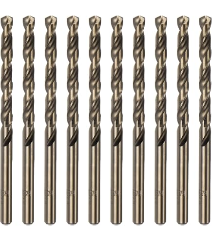 Uxcell 1.7mm High Speed Steel Straight Shank Twist Drill Bit Fully ...