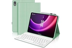 FARYODI Funda con Teclado Español Ñ para Lenovo Tab P11 (2nd Gen) 11,5 Pulgadas TB350FU/TB350XU 2022 - Teclado Magnético Inalámbrico Bluetooth Desmontable Bluetooth