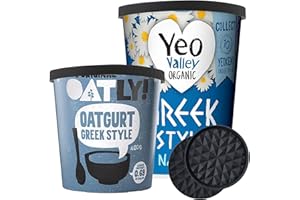 Wingcases - Yoghurt Pot Lids ONLY Fit 9.5cm Diameter Pots(2 Sets, Black) Reusable Silicone Large Tops, Reversible to Coaster, for 9.5cm Yogurt, Cream Pots