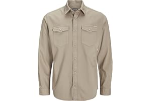 JACK & JONES Jjesheridan L/S Noos Koszulka Mężczyźni