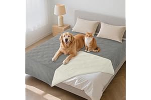 ‎PICK FOR LIFE PICK FOR LIFE 137x208cm wasserdichte Hundedecken, extra groß und Waschbar Haustier Decke für Hunde, rutschfest Welpen Unterlagen bieten umfassende Abdeckung und Schutz für Ihre Sofa, Bett, Autositz