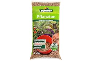 Dehner Billes d'argile pour Plantes, 25 l, Grains 8/16 mm