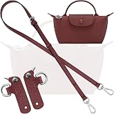 KIYOMIL Le Pliage Kılıfı i&ccedil;in &Ccedil;anta Deri Kayış Değiştirme Crossbody Omuz Askıları, Bordo, MINI