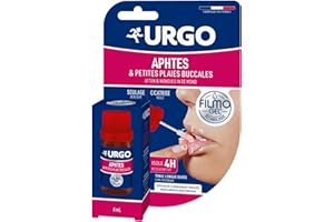 Urgo - Filmogel Aphtes - Spatule - Traitement des aphtes et des petites plaies buccales - 6ml