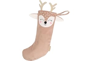 PaPIerDraCHeN Calze natalizie 20 x 40 cm – velluto REH – Set 1