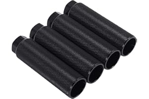 Tagtight 4 Pcs Bike Pegs Antidérapantes en Alliage d'aluminium, BMX Chevilles, BMX Pegs Repose Pieds pour Vélo Tout Térrain Vélo Cyclisme Cascade 3/8 Pouces Essieux