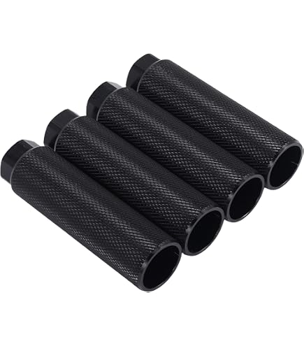 KINSPORY Bike Mollette, Bike Pegs, BMX Freestyle Peg, 10mm 2 Pezzi, 3/8 26 Denti in Lega di Alluminio pedane Bici (Arcobaleno