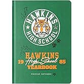 Grupo Erik Bullet Journal not defteri, A5, Stranger Things High School sert kapaklı, not defteri, A5 g&uuml;nl&uuml;k &ndash; resmi Stranger 