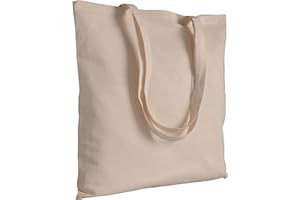 EMPORIO ROSA DEI VENTI Shopper in cotone in cotone 135 g/m manici lunghi, manici lunghi 17 colori (naturale)