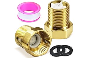 KOVSGQ Rückschlagventil Rückflussverhinderer Rückflussverhinderer Messing mit Innengewinde und Außengewinde 3/4 zoll 2Stk für Gartenpumpe Waschmaschinen Wasserleitung Warmwasserbereiter