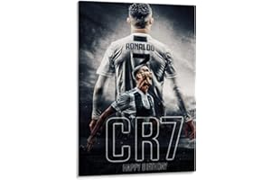SHADIAO – Impression sur toile joueur de football Cristiano Ronaldo (3), pour salon, chambre à coucher, 30 x 45 cm