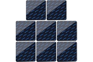 RUOJLING 8 PCS Adesivi per Tappeti Antiscivolo,Tappeto Foglio Antiscivolo,Adesivi Antiscivolo per Tappetini,Tappeto Anti-Arriccia Moquette Fissa Angoli,Lavabile e Riutilizzabile,10 * 10cm,Nero
