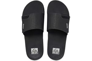Reef Fanning Men's Slide Navy Orange Sliders Flip Flops Sandals