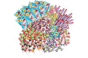 ‎CHUPA CHUPS Chupa Chups Süßigkeiten Party Mix, 200-teilig mit Lollis, Kaugummis und Kaubonbons von Mentos und Center Shock, geeignet für Partys, Geburtstage, Weihnachten, 1930g