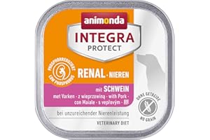 animonda Integra Protect cibo dietetico per cani, alimento umido in caso di insufficienza renale cronica, con maiale 11 x 150 g