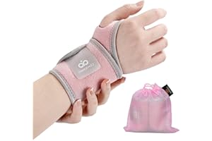 INDEEMAX Copper Carpal Tunnel Wrist Brace 2 Pack, Adjustable Wrist Support for Pain Relief, Arthritis, Tendonitis, Men and Women Compression Wraps Straps for Right and Left Hand Bands