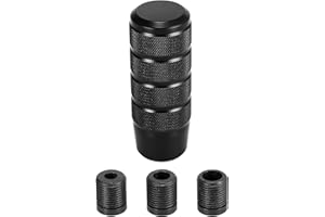 X AUTOHAUX Car 9.5cm Shift Knob Stick Gear Shift Manual Transmission Set Black