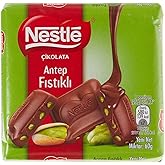 Nestl&eacute; &Ccedil;ikolata Antep Fıstıklı S&uuml;tl&uuml; &Ccedil;ikolata, 60 g