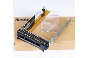 Heretom - 2,5 Pollici Vassoio per Disco Rigido SAS/SATA/SSD SFF Tray Caddy Sled Vassoio 00E7600 L38552 Compatibile Con IBM X3100 X3250 X3550 X3650 X3850 X3950 M5 X6 M6 con viti