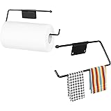 iDesign Portarrollos de cocina, sujeta rollos orientable de ...