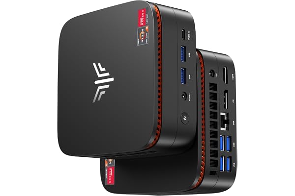 NiPoGi Pinova P1 Mini PC AΜD Ryzen 4300U W11 Pro(4C/4T,3.7GHz,Mieux Que 3500U/N150/N95) 16Go DDR4 RAM+512Go SSD Extensible Ordinateur de Bureau 4K Triple Display/WiFi5/BT4.2/LAN Éducation Multimédia