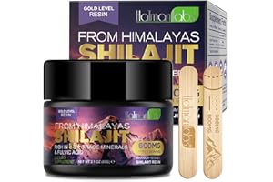 OBNOSWLPJMN 60g Shilajit Resin Himalayan Shilajit Rich in Fulvic & Humic Acid, Minerals, Non-GMO Pure Shilajit Acid Vegan Shilajit Ashwagandha Mountain Gold Shilajit High Strength Himilayan Shilajit