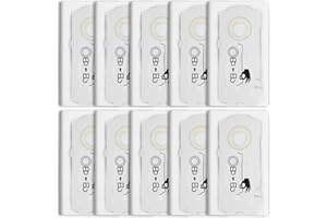 ZQZIQI 10 Stück SELFCLEAN Filtersack SC-FIS-CT MINI/MIDI-2/5 für Festool CT MINI/MIDI / 15 Staubsauger ab Baujahr 2019,Staubsaugerbeutel Ersatzteile,Große Kapazität Ersatzbeutel Zubehör