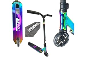 Root Industries R-Type Stunt Scooter H= 82,5 mm Trick Tret Roller Rocket Fuel Oilslick Nero arcobaleno